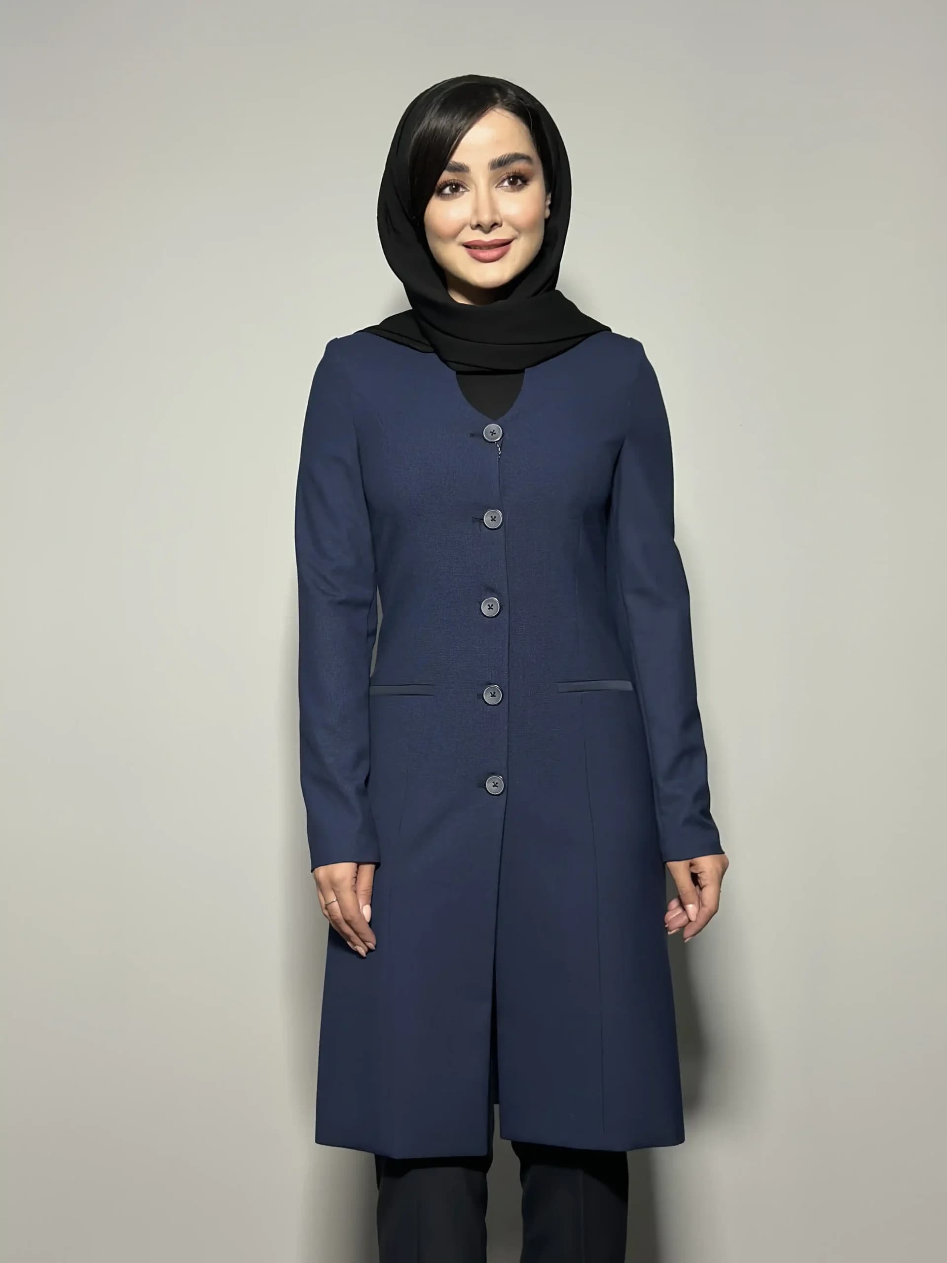 مانتو تک یقه دلبری