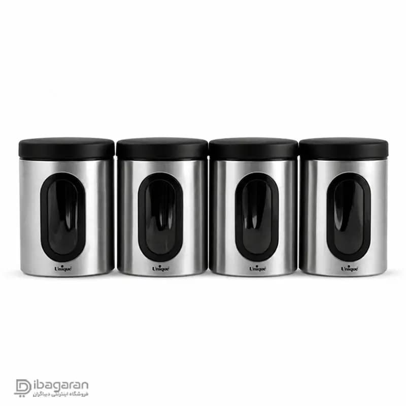 ست بانکه 4 عددی استیل یونیک 1 کیلویی مدل UN-5970 — تصویر ۵