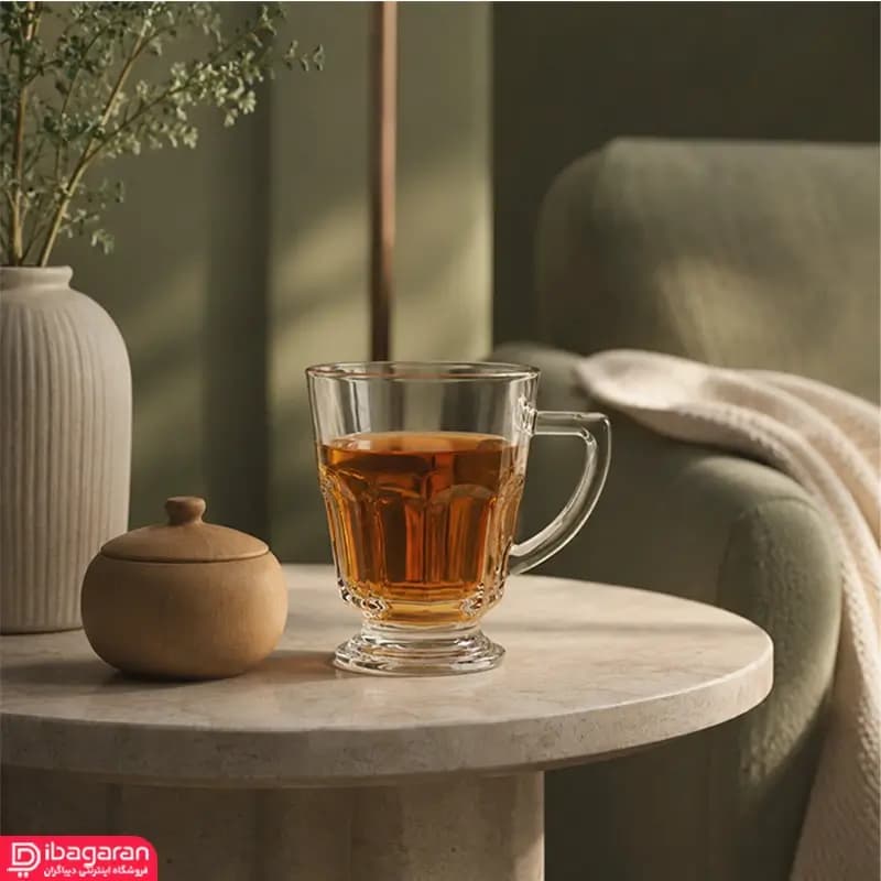 لیوان پاشاباغچه کازابلانکا ایرانی 6 عددی مدل 55202 — تصویر ۷