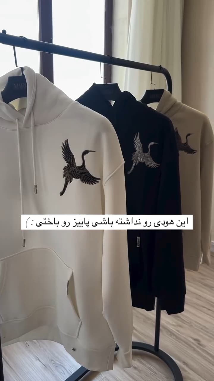 هودی مردانه مدل ققنوس