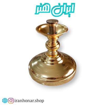 پایه هفت سین مدل سیلوری کوتاه طلایی