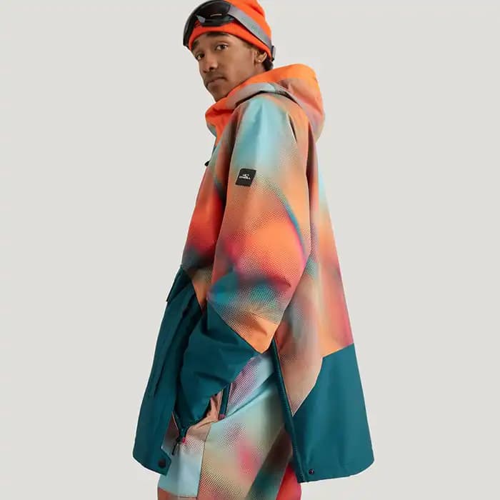کاپشن اسکی مردانه O’NEILL ANORAK BLUE PRINT — تصویر ۲