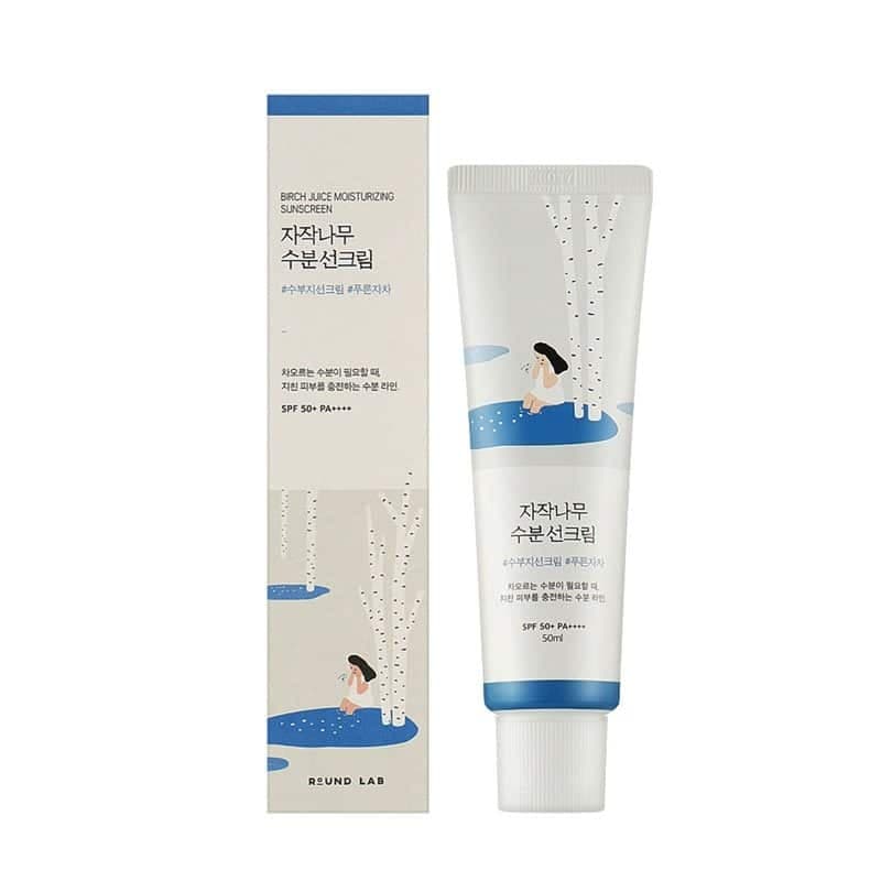 ضدآفتاب مرطوب کننده راند لب Round Lab مدل Brich Juice SPF 50(50 میل)