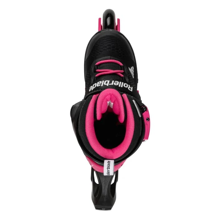 اسکیت رولربلید دخترانه مدل Microblade G 2023 مشکی صورتی — تصویر ۵