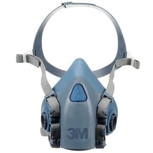 ماسک حرفه ای نقاشی سیلیکونی آمریکایی 3M مدل 7502/37082 3M Silicone Half Face Mask Model — تصویر ۳
