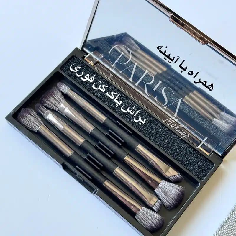 ست براش 4 عددی دوسر و اسفنج پاک کننده براش — تصویر ۳