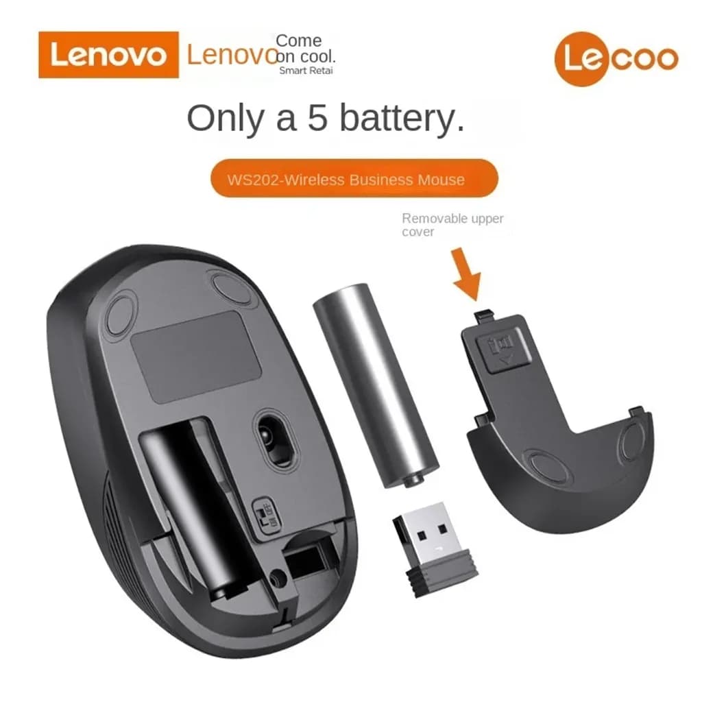 موس بیسیم لنوو Lecoo WS202 — تصویر ۴
