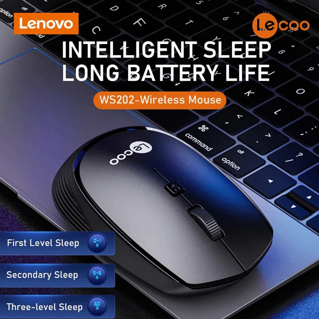 موس بیسیم لنوو Lecoo WS202 — تصویر ۵