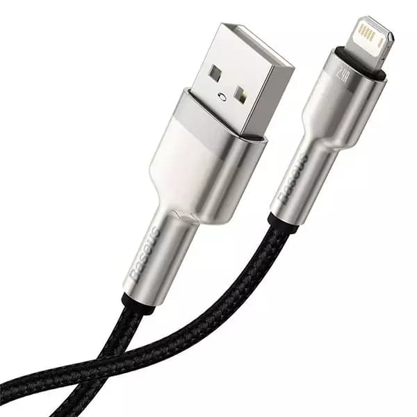 کابل تبدیل USB به لایتنینگ بیسوس مدل CALJK-B01 طول 2 متر — تصویر ۳