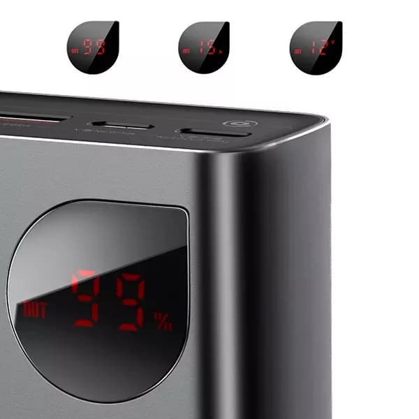 پاوربانک 65 وات بیسوس مدل PPIMDA-D01 ظرفیت 20000 میلی آمپر ساعت — تصویر ۸