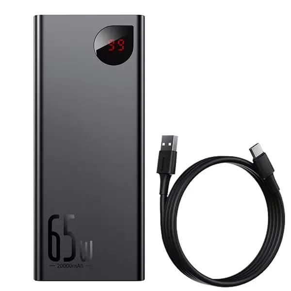 پاوربانک 65 وات بیسوس مدل PPIMDA-D01 ظرفیت 20000 میلی آمپر ساعت — تصویر ۵