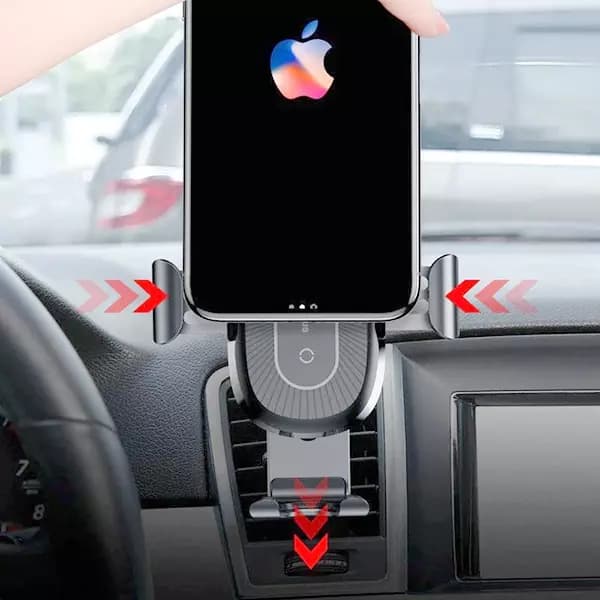 پایه نگهدارنده و شارژر بی سیم گوشی موبایل بیسوس مدل WXYL-01 — تصویر ۷