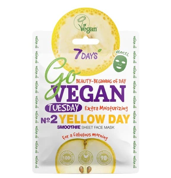 ماسک ورقی سون دی آبرسان قوی مدل Yellow Day Go Vegan