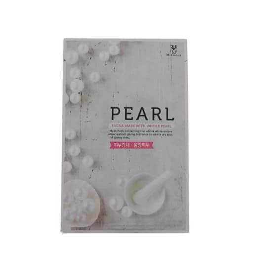 ماسک ورقی میراکل روشنکننده و شادابکننده پوست Miracle Pearl Facial Mask