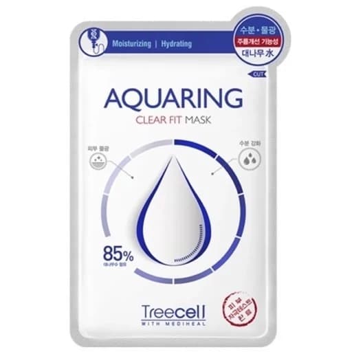 ماسک ورقی تریسل آبرسان و مرطوبکننده پوست Treecell Aquaring Clear Fit Mask