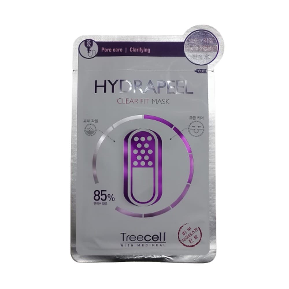 ماسک ورقی تریسل پاکسازی منافذ و شادابکننده پوست Treecell Hydrapeel Clear Fit Mask