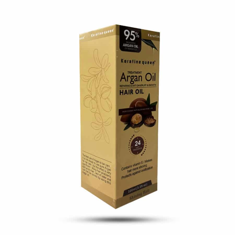 روغن آرگان کراتین کویین مناسب پوست و مو حجم 100 میل