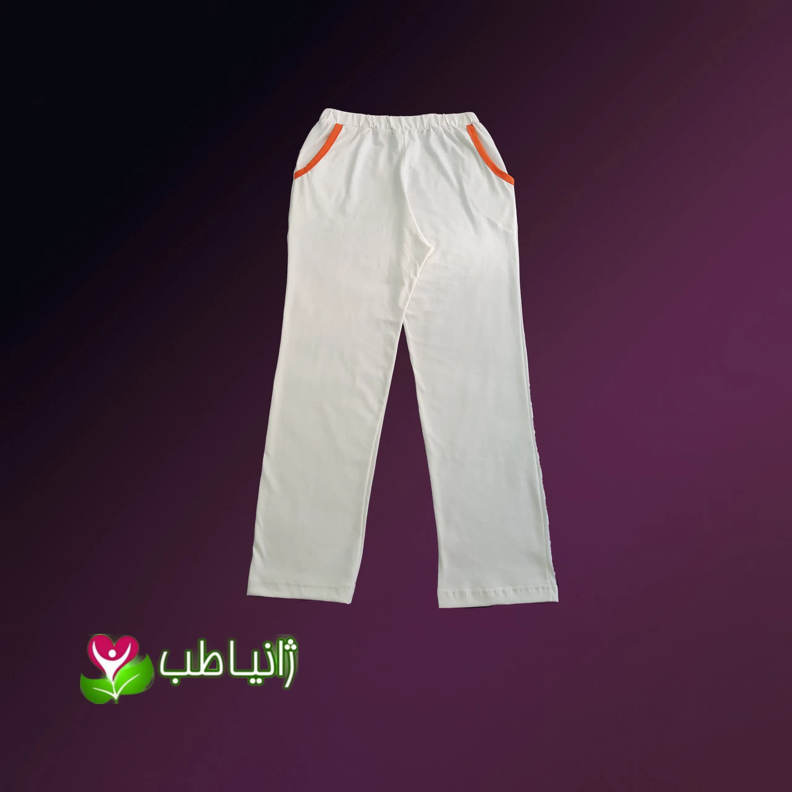 شلوار راحتی زنانه ژانیاطب نخی ضد بو و عرق سایزبندی کامل — تصویر ۴