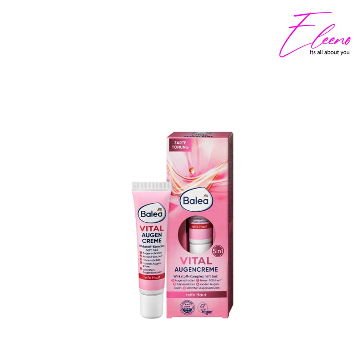 کرم دور چشم باله آ سفت کننده و ضد چروک قوی balea vital eye