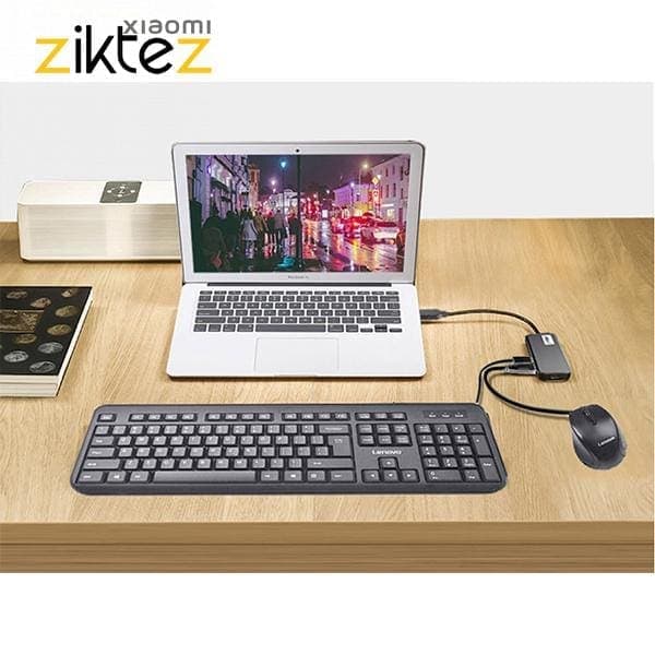 هاب تایپسی با 6 پورت لنوو Lenovo EV06 Multifunctional 6 in 1 Type-C Hub — تصویر ۳