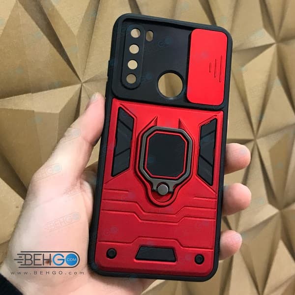 قاب گوشی شیائومی ردمی Xi Redmi Note 8 2021 کاور ضد ضربه بتمن آرمور با محافظ لنز دوربین Xi Redmi Note 8 2021 — تصویر ۵