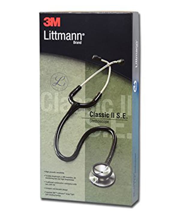 گوشی لیتمن کلاسیک 2 مشکی مدل 2201 Littmann classic II — تصویر ۴