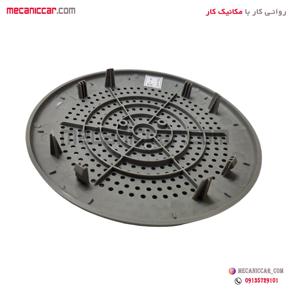 توری (قاب) بلندگو چپ طوسی ال نود (L90) اصلی نیکوپارت (جلو و عقب) — تصویر ۲