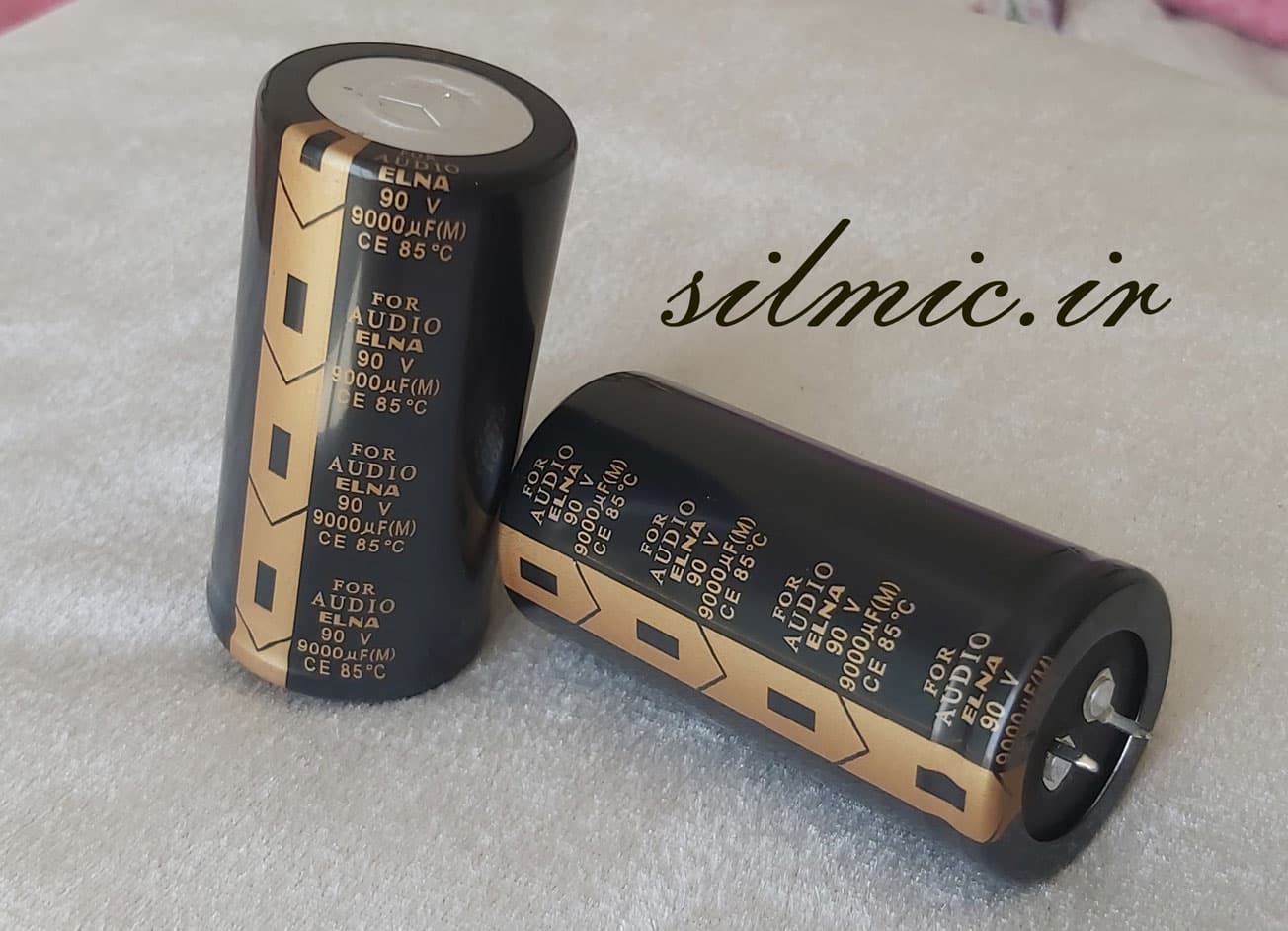 خازن های گرید صوتی 9000 میکرو فاراد 90 ولت ELNA ژاپن سری حرفه ای LAO — تصویر ۲