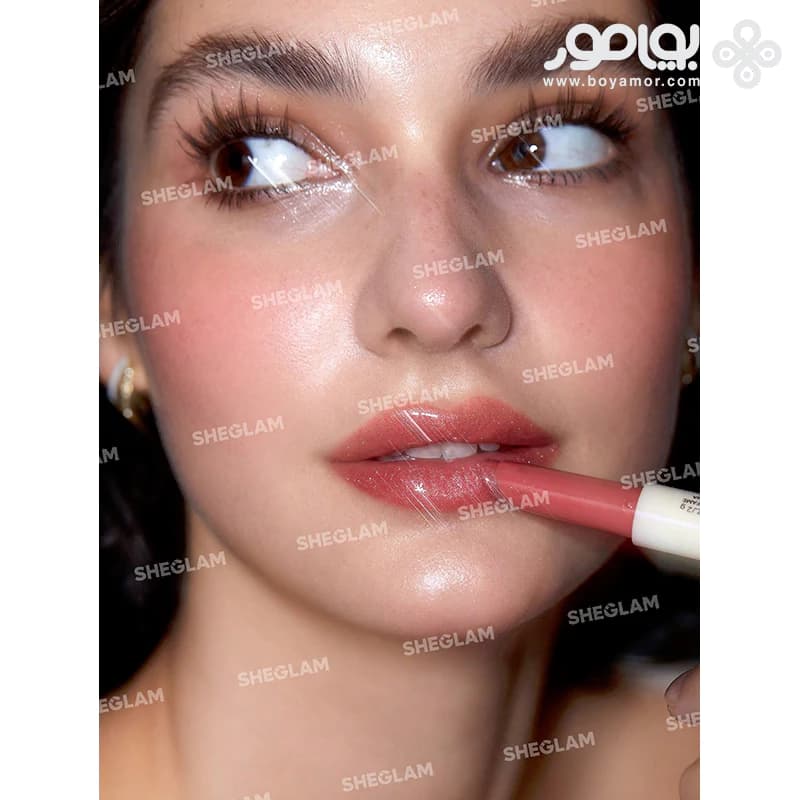لیپ پلامپر اکلیلی شیگلم مدل POUT PERFECT رنگ PINK FLAMINGO — تصویر ۳