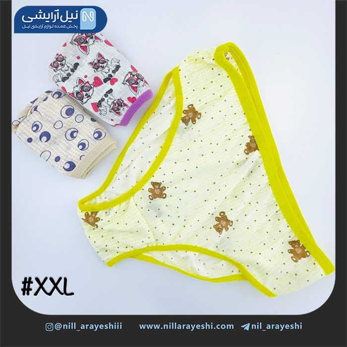 پک شورت نخی فانتزی سه عددی ( XXL ) — تصویر ۳