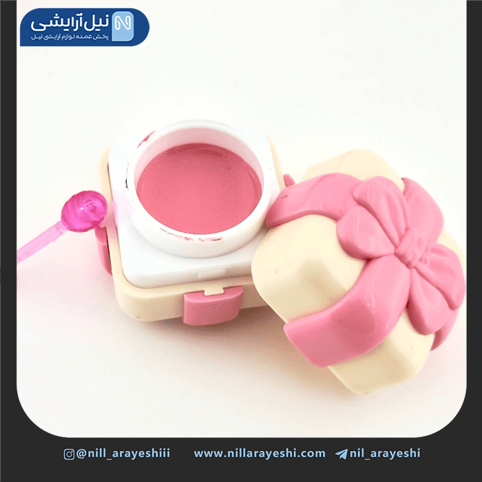 رژ لب جامد مکعبی طرح کادو رومانتیک رین کد R2318