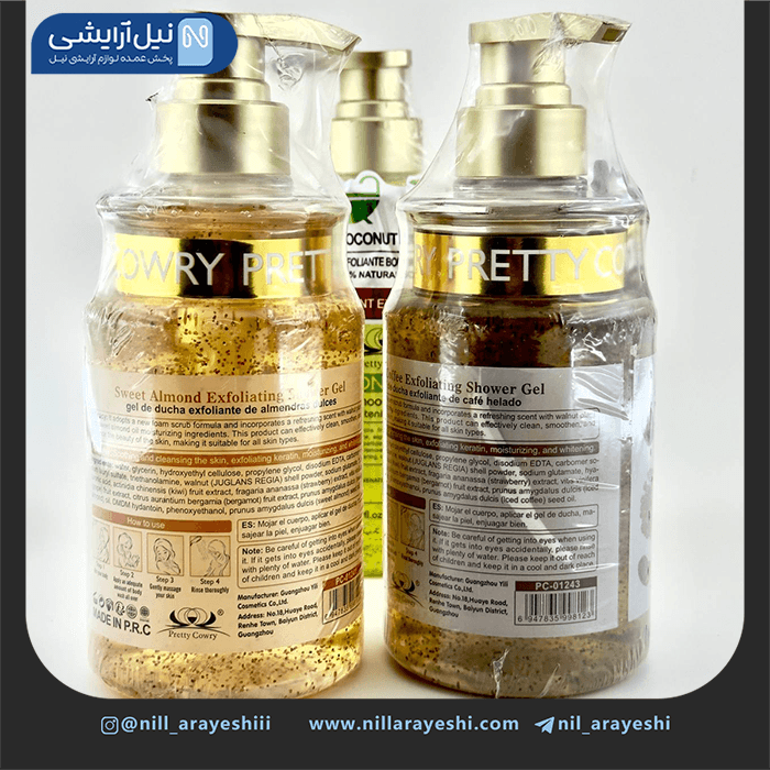 شاور ژل اسکراب دار پرتی کری 500 میل — تصویر ۲