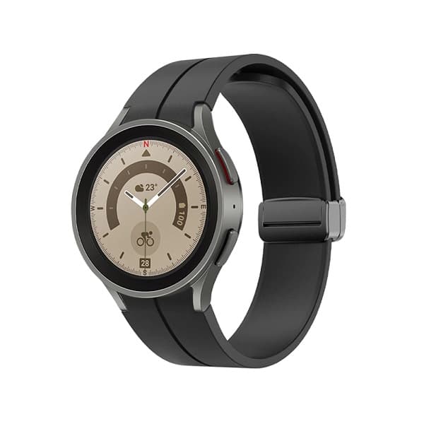 بند سیلیکونی ساعت سامسونگ گلکسی Watch 5 Pro مدل Magnetic Buckle — تصویر ۴