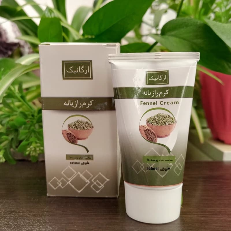 کرم تخصصی بانوان، کرم رازیانه، از بین برنده جوش ها و لک های هورمونی، از بین برنده چین و چروک، شفاف کننده پوست