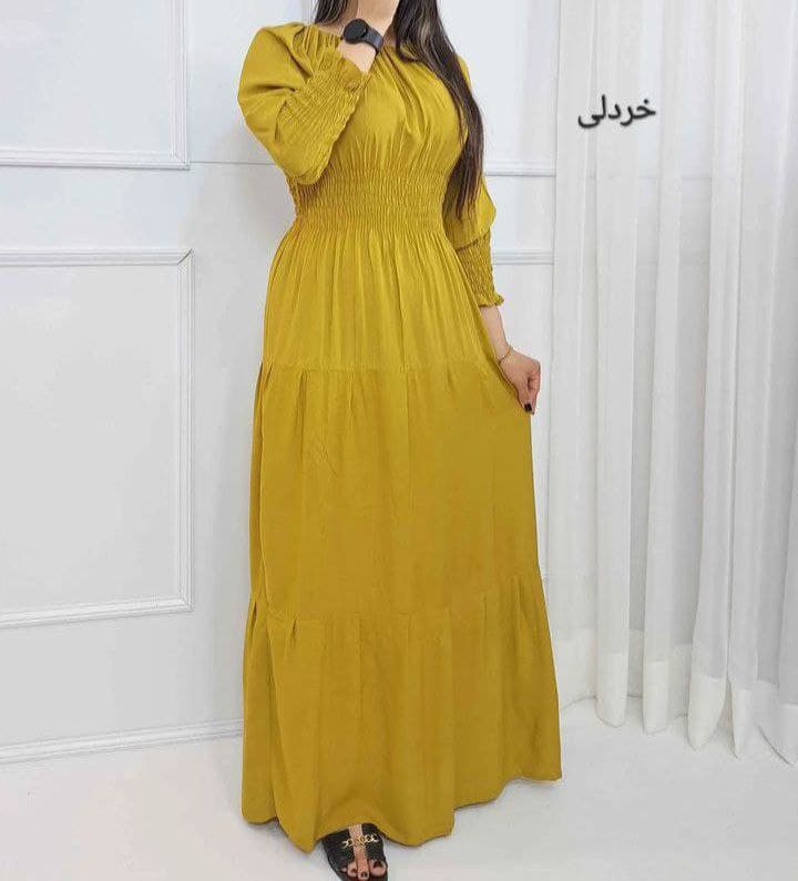 پیراهن ساحلی نخی طرح فرح/کد503 — تصویر ۸