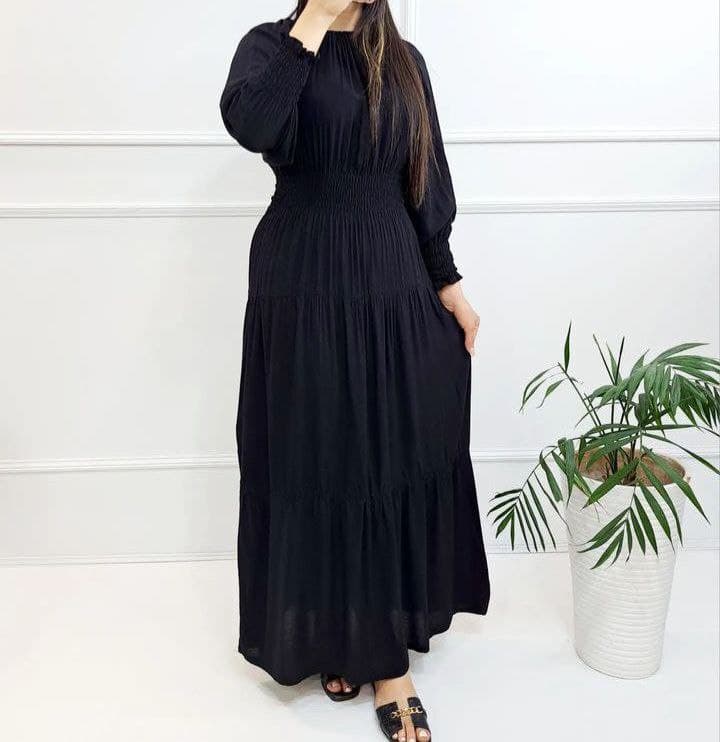 پیراهن ساحلی نخی طرح فرح/کد503 — تصویر ۶