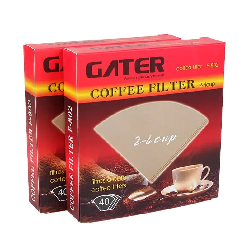 فیلتر قهوه گتر Gater مدل F-802 بسته 40 عددی