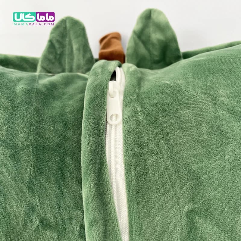عروسک بالشت پتودار + گرمکن دست مدل کیوی 45 سانتیمتر — تصویر ۴
