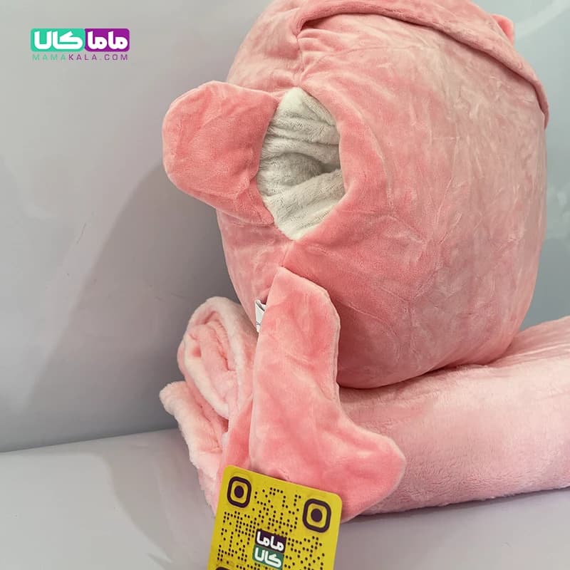 عروسک یونیکورن بالشتی پتودار دست گرم کن 50 سانتیمتر — تصویر ۴