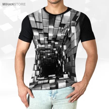تی شرت سه بعدی Blocks — تصویر ۶