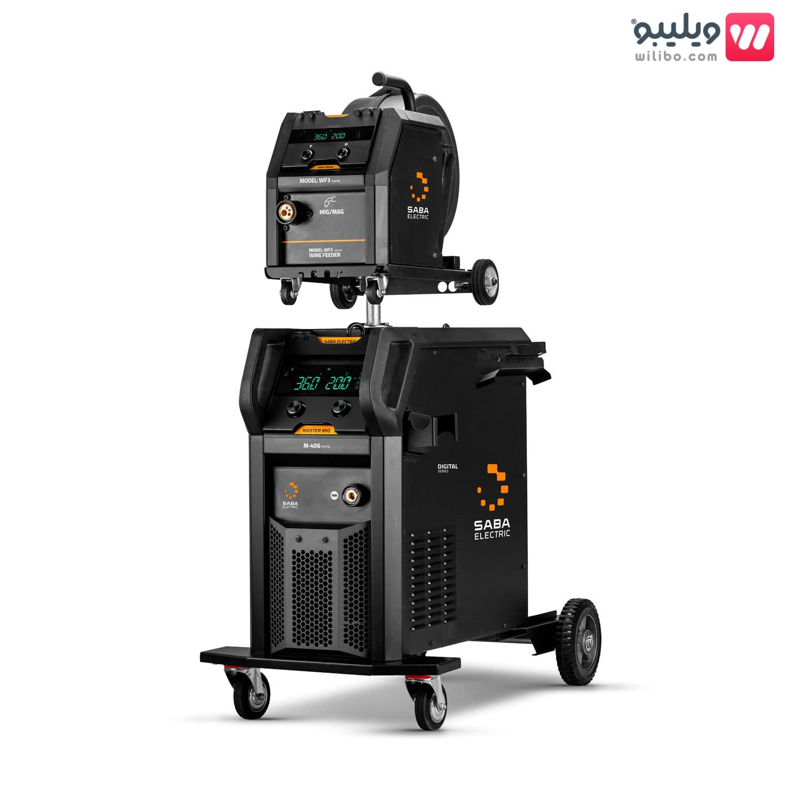 دستگاه جوش 400 آمپر CO2 صبا الکتریک مدل MASTER MIG M- 406 DIGITAL (دیجیتال)