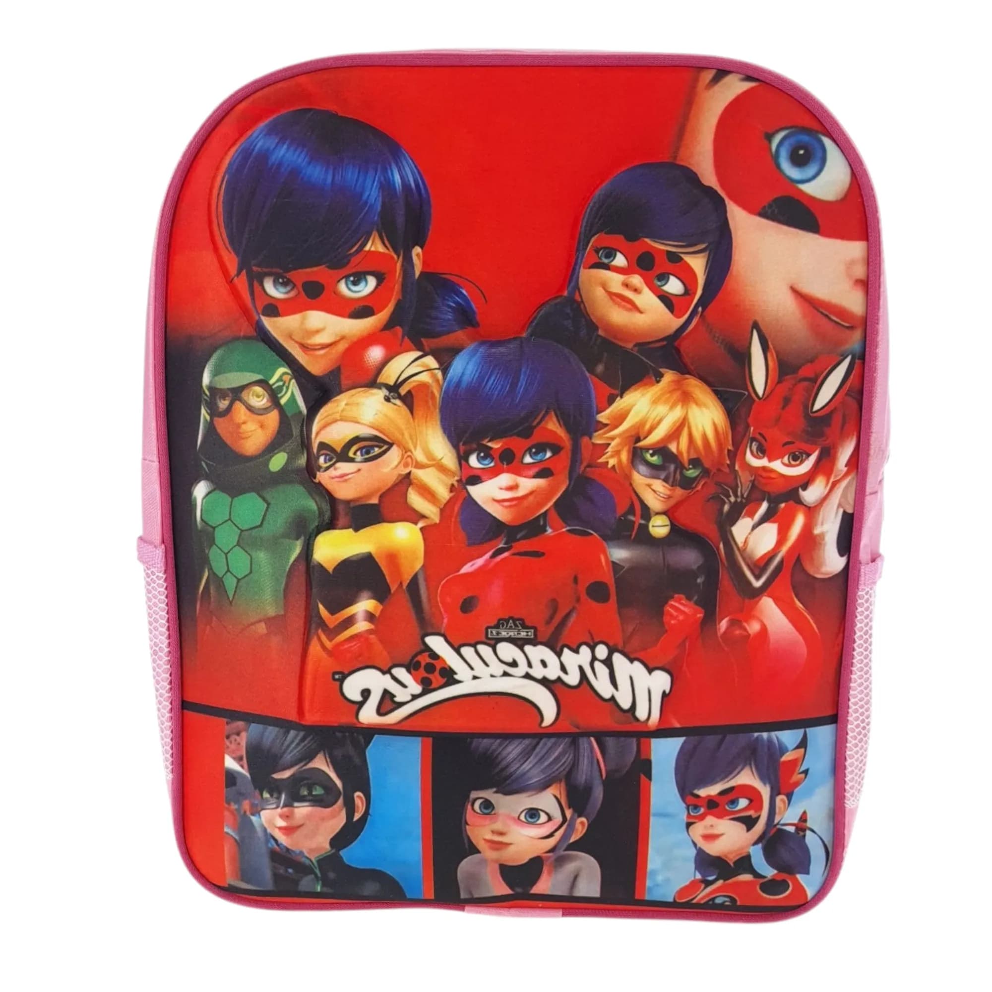 کوله پشتی بچگانه طرح دختر کفشدوزکی Ladybug مدل (اقتصادی) کد ECO-LDYBUG