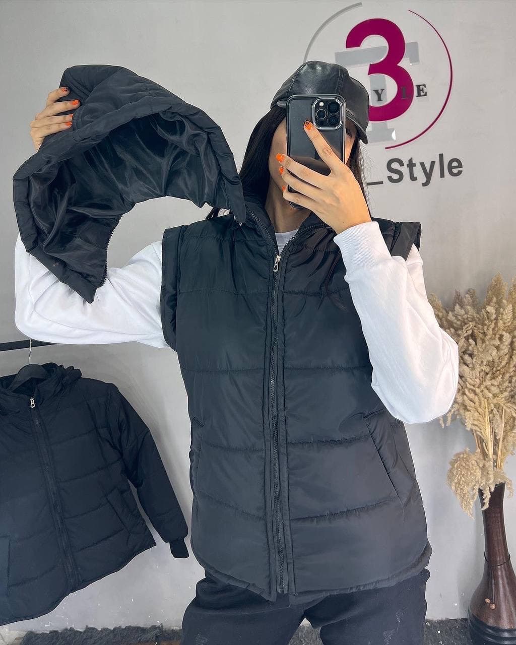 کاپشن پافر شو زنانه و مردانه کد ۱۴۶۹ — تصویر ۶
