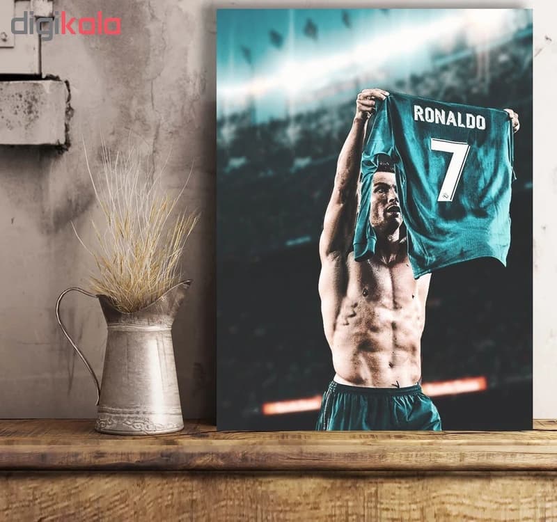 تابلو شاسی گالری استاربوی طرح کریستیانو رونالدو مدل Football 03 — تصویر ۲