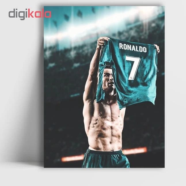 تابلو شاسی گالری استاربوی طرح کریستیانو رونالدو مدل Football 03 — تصویر ۳