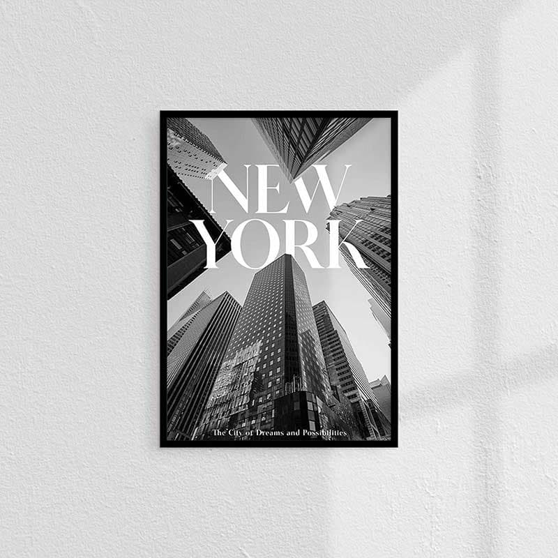تابلو نوشته نیویورک طرح منهتن Manhattan — تصویر ۲