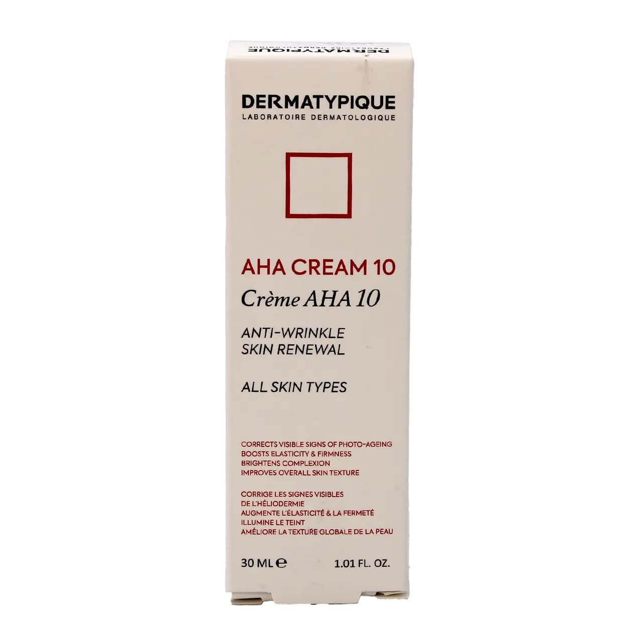 کرم لایه بردار پوست درماتیپیک حاوی AHA 10%