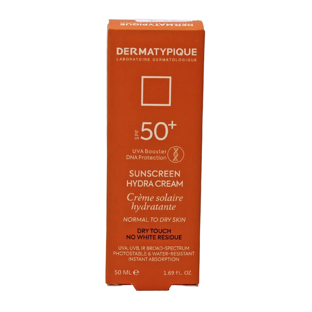 فلوئید ضد آفتاب بی رنگ درماتیپیک مناسب پوست خشک SPF50