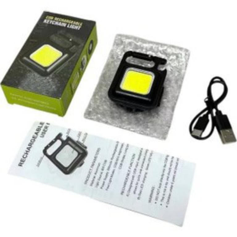 چراغ قوه جیبی شارژی مگنتی COB کد 3035 — تصویر ۷