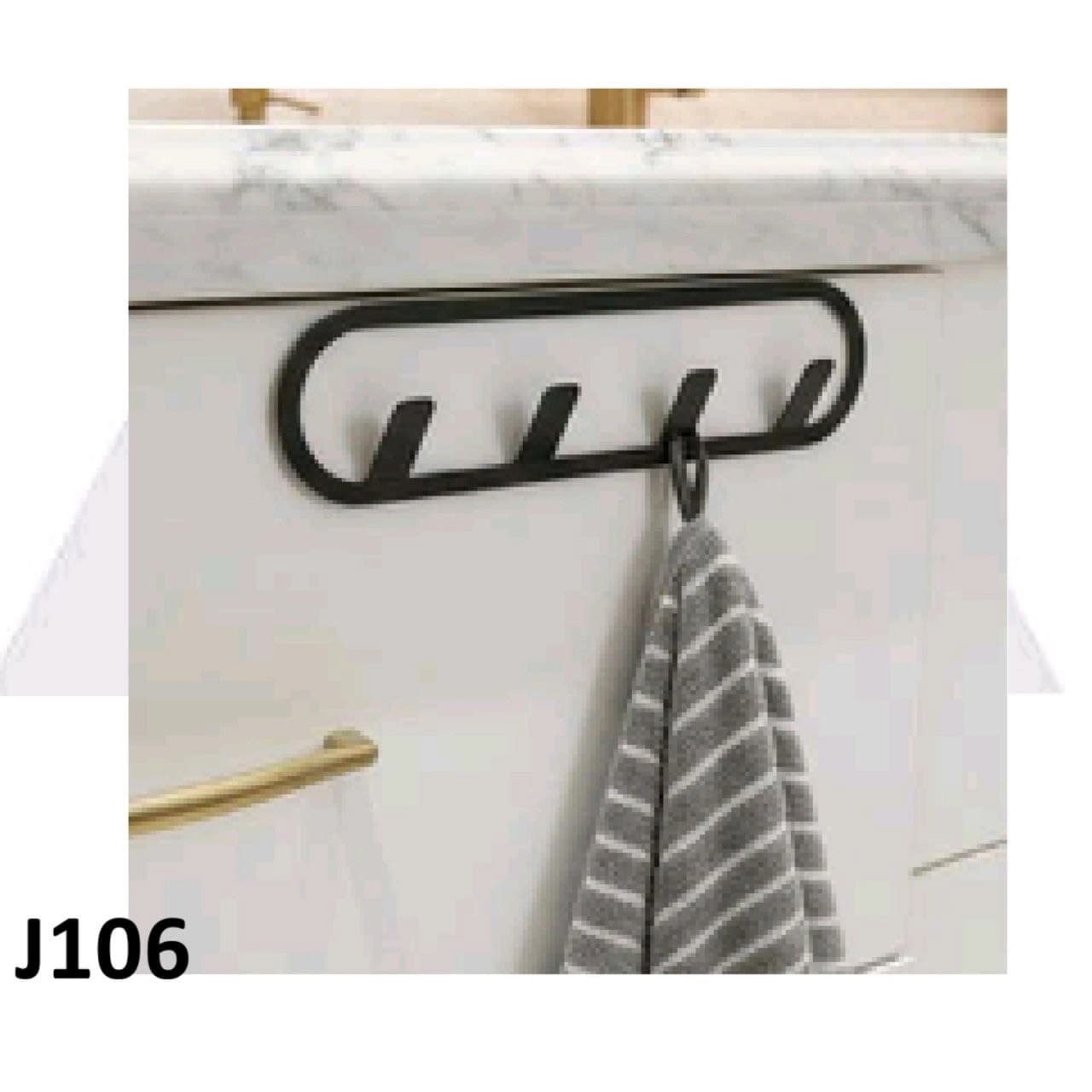 شلف کاربردی فلزی پیک peak رنگ مشکی کوره ای کد J106